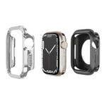 Capa de Relógio Híbrida 2 em 1 PC TPU Armor, Para Apple Watch Series 6 / 5 / 4 / SE 44mm, Para Apple Watch Series 6 / 5 / 4 / SE 40mm, Para Apple Watch Ultra 3 / 2 / 1 49mm, Para Apple Watch Series 9 / 8 / 7 45mm, Para Apple Watch Series 9 / 8 / 7 41mm