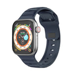 Pulseira de Relógio em Fluororubber com Textura de Pontos, Para Apple Watch 42mm, Para Apple Watch 38mm