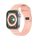 Pulseira de Relógio em Fluororubber com Textura de Pontos, Para Apple Watch 42mm, Para Apple Watch 38mm