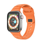 Pulseira de Relógio em Fluororubber com Textura de Pontos, Para Apple Watch 42mm, Para Apple Watch 38mm