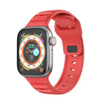 Pulseira de Relógio em Fluororubber com Textura de Pontos, Para Apple Watch 42mm, Para Apple Watch 38mm