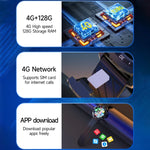 Relógio Inteligente MT27 1,6 polegadas, IP67 à Prova de Água, 4G Android 8.1, 4G+64G, Suporta Frequência Cardíaca / GPS, Correia em Pele