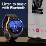 Relógio Inteligente MT27 1,6 polegadas, IP67 à Prova de Água, 4G Android 8.1, 4G+64G, Suporta Frequência Cardíaca / GPS, Correia em Pele