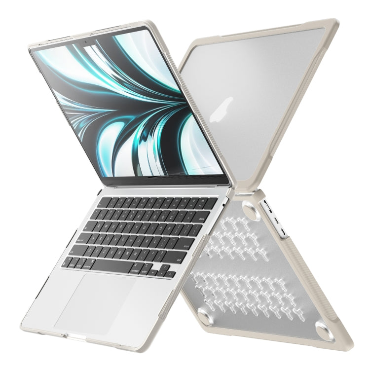 Capa Protetora Translúcida para Portátil, Para MacBook Air 13.6 polegadas A2681 2022 / M3 2024 A3113 / M4 2025 A3240