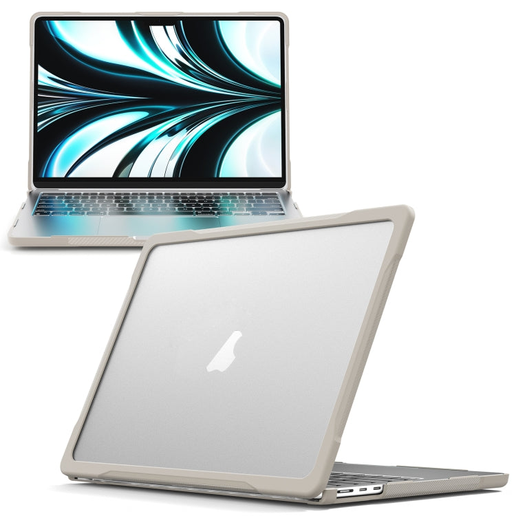 Capa Protetora Translúcida para Portátil, Para MacBook Air 13.6 polegadas A2681 2022 / M3 2024 A3113 / M4 2025 A3240