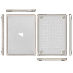 Capa Protetora Translúcida para Portátil, Para MacBook Air 13.6 polegadas A2681 2022 / M3 2024 A3113 / M4 2025 A3240
