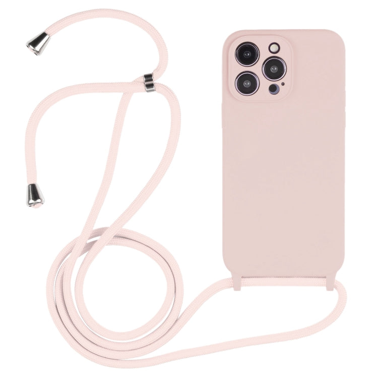 Capa em silicone líquido com cordão transversal, para iPhone 16 Pro Max, para iPhone 16 Pro, para iPhone 16 Plus