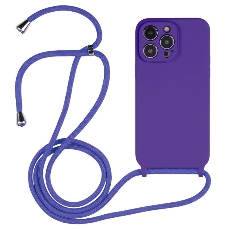 Capa em silicone líquido com cordão transversal, para iPhone 16 Pro Max, para iPhone 16 Pro, para iPhone 16 Plus