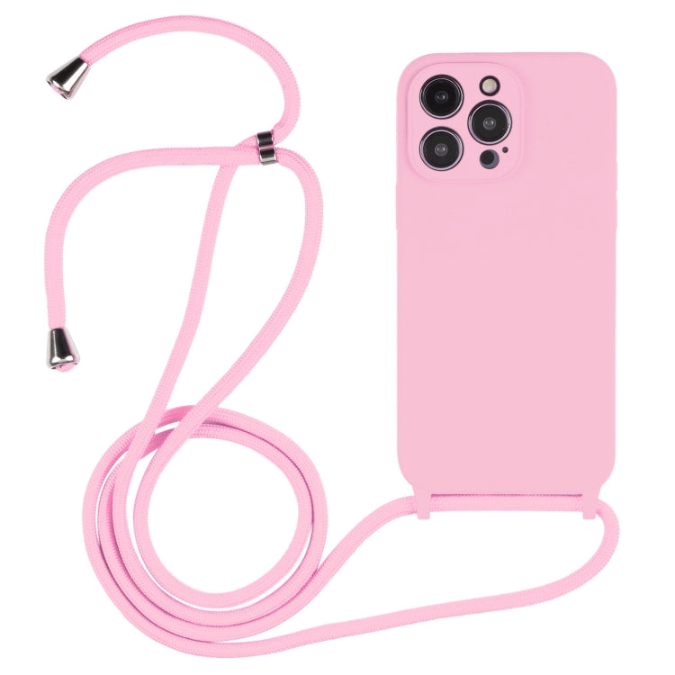Capa em silicone líquido com cordão transversal, para iPhone 16 Pro Max, para iPhone 16 Pro, para iPhone 16 Plus