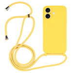 Capa em silicone líquido com cordão transversal, para iPhone 17 Pro Max, para iPhone 17 Pro, para iPhone 17, para iPhone Air