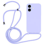 Capa em silicone líquido com cordão transversal, para iPhone 17 Pro Max, para iPhone 17 Pro, para iPhone 17, para iPhone Air