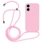Capa em silicone líquido com cordão transversal, para iPhone 17 Pro Max, para iPhone 17 Pro, para iPhone 17, para iPhone Air