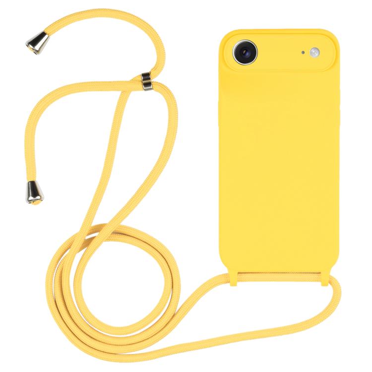 Capa em silicone líquido com cordão transversal, para iPhone 17 Pro Max, para iPhone 17 Pro, para iPhone 17, para iPhone Air