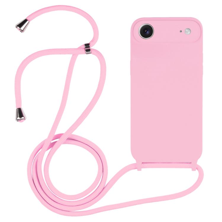 Capa em silicone líquido com cordão transversal, para iPhone 17 Pro Max, para iPhone 17 Pro, para iPhone 17, para iPhone Air