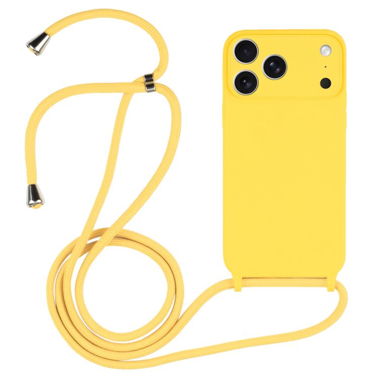 Capa em silicone líquido com cordão transversal, para iPhone 17 Pro Max, para iPhone 17 Pro, para iPhone 17, para iPhone Air