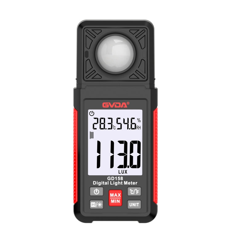 Medidor digital de luz GVDA GD158 200000Lux, fotómetro de brilho
