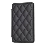 BFK05 Rhombus Pattern Card Bag Mobile Phone Back Sticker
