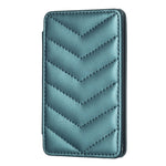 BFK02 Wave Pattern Card Bag Mobile Phone Back Sticker