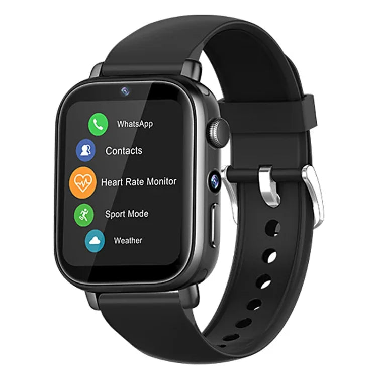 Relógio Inteligente UNIWA X1S 1,9 polegadas, IP67 à Prova de Água, 4G Android 8.1 com Duas Câmaras, Suporta Medição de Temperatura, 1G+8G, 2G+16G