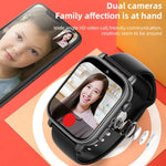 Relógio Inteligente UNIWA X1S 1,9 polegadas, IP67 à Prova de Água, 4G Android 8.1 com Duas Câmaras, Suporta Medição de Temperatura, 1G+8G, 2G+16G