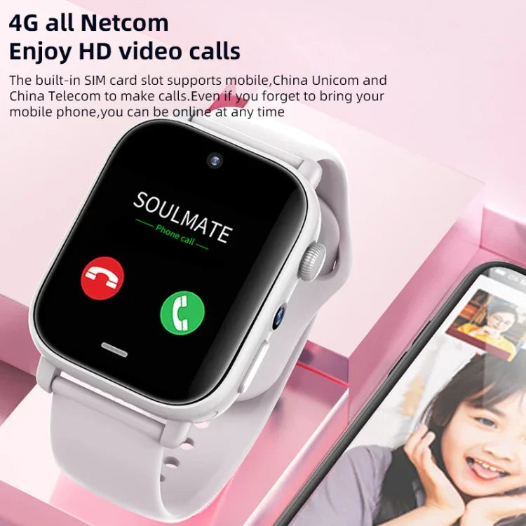 Relógio Inteligente UNIWA X1S 1,9 polegadas, IP67 à Prova de Água, 4G Android 8.1 com Duas Câmaras, Suporta Medição de Temperatura, 1G+8G, 2G+16G
