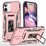 Capa de telemóvel com proteção para câmara em PC + TPU, para iPhone 16 Pro, para iPhone 16 Plus, para iPhone 16, para iPhone 15 Pro Max, para iPhone 15 Pro, para iPhone 15 Plus