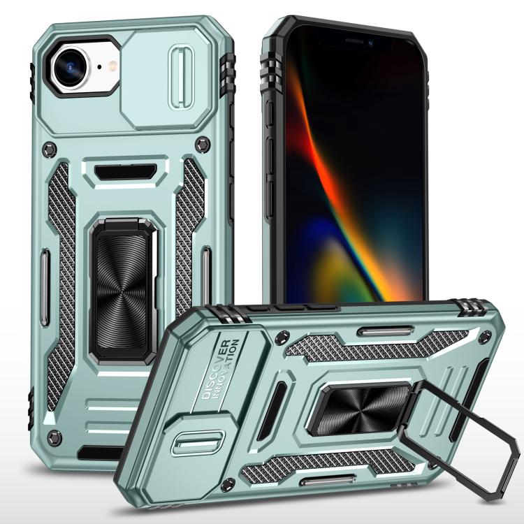 Capa de telemóvel com proteção para câmara em PC + TPU, para iPhone 17e / 16e, para iPhone 17 Pro Max, para iPhone 17 Pro, para iPhone 17, para iPhone Air, para iPhone 16 Pro Max