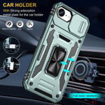 Capa de telemóvel com proteção para câmara em PC + TPU, para iPhone 17e / 16e, para iPhone 17 Pro Max, para iPhone 17 Pro, para iPhone 17, para iPhone Air, para iPhone 16 Pro Max