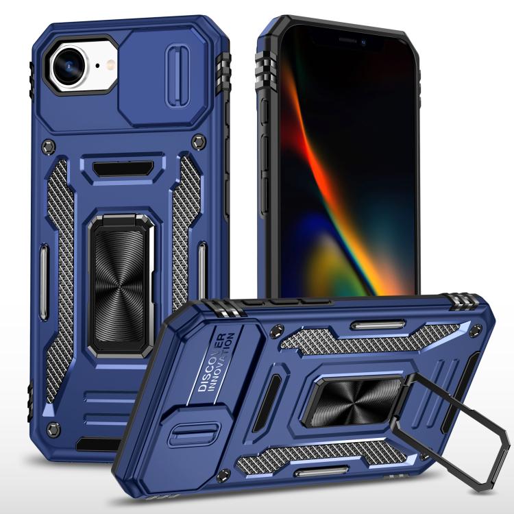 Capa de telemóvel com proteção para câmara em PC + TPU, para iPhone 17e / 16e, para iPhone 17 Pro Max, para iPhone 17 Pro, para iPhone 17, para iPhone Air, para iPhone 16 Pro Max
