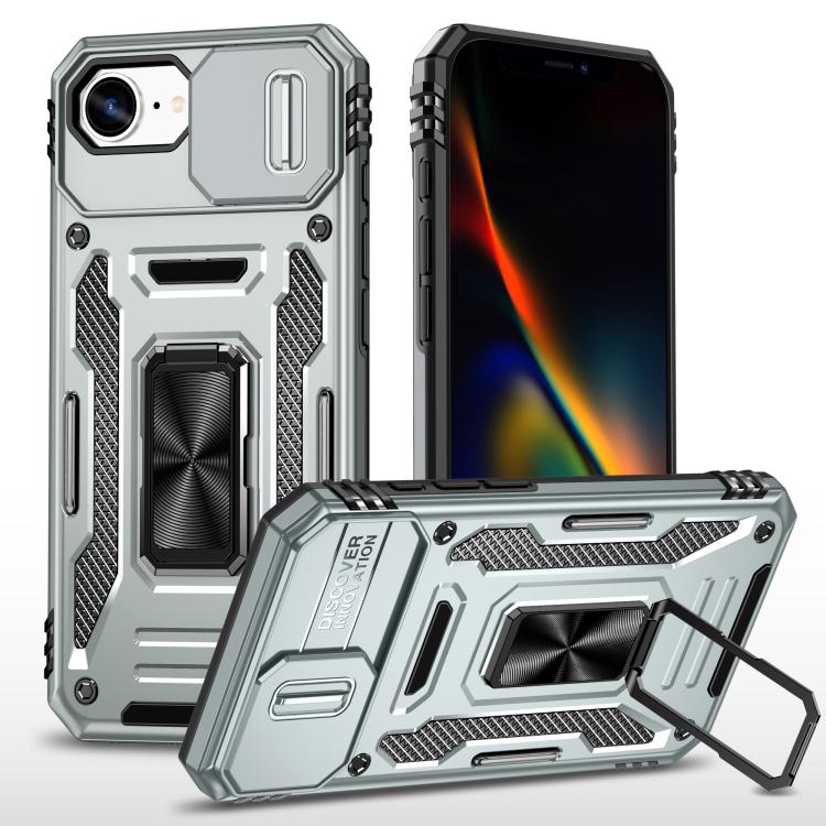 Capa de telemóvel com proteção para câmara em PC + TPU, para iPhone 17e / 16e, para iPhone 17 Pro Max, para iPhone 17 Pro, para iPhone 17, para iPhone Air, para iPhone 16 Pro Max