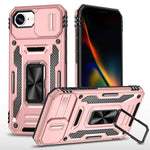 Capa de telemóvel com proteção para câmara em PC + TPU, para iPhone 17e / 16e, para iPhone 17 Pro Max, para iPhone 17 Pro, para iPhone 17, para iPhone Air, para iPhone 16 Pro Max