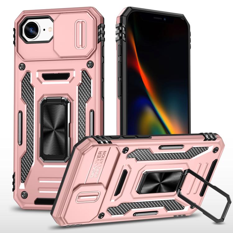 Capa de telemóvel com proteção para câmara em PC + TPU, para iPhone 17e / 16e, para iPhone 17 Pro Max, para iPhone 17 Pro, para iPhone 17, para iPhone Air, para iPhone 16 Pro Max