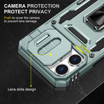 Capa de telemóvel com proteção para câmara em PC + TPU, para iPhone 17e / 16e, para iPhone 17 Pro Max, para iPhone 17 Pro, para iPhone 17, para iPhone Air, para iPhone 16 Pro Max