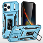 Capa de telemóvel com proteção para câmara em PC + TPU, para iPhone 17e / 16e, para iPhone 17 Pro Max, para iPhone 17 Pro, para iPhone 17, para iPhone Air, para iPhone 16 Pro Max