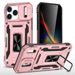 Capa de telemóvel com proteção para câmara em PC + TPU, para iPhone 17e / 16e, para iPhone 17 Pro Max, para iPhone 17 Pro, para iPhone 17, para iPhone Air, para iPhone 16 Pro Max