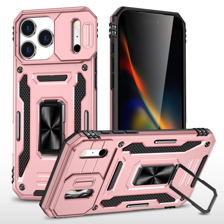 Capa de telemóvel com proteção para câmara em PC + TPU, para iPhone 17e / 16e, para iPhone 17 Pro Max, para iPhone 17 Pro, para iPhone 17, para iPhone Air, para iPhone 16 Pro Max