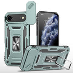 Capa de telemóvel com proteção para câmara em PC + TPU, para iPhone 17e / 16e, para iPhone 17 Pro Max, para iPhone 17 Pro, para iPhone 17, para iPhone Air, para iPhone 16 Pro Max