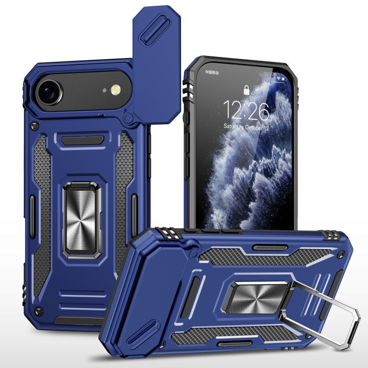Capa de telemóvel com proteção para câmara em PC + TPU, para iPhone 17e / 16e, para iPhone 17 Pro Max, para iPhone 17 Pro, para iPhone 17, para iPhone Air, para iPhone 16 Pro Max