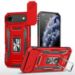 Capa de telemóvel com proteção para câmara em PC + TPU, para iPhone 17e / 16e, para iPhone 17 Pro Max, para iPhone 17 Pro, para iPhone 17, para iPhone Air, para iPhone 16 Pro Max