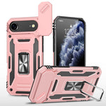 Capa de telemóvel com proteção para câmara em PC + TPU, para iPhone 17e / 16e, para iPhone 17 Pro Max, para iPhone 17 Pro, para iPhone 17, para iPhone Air, para iPhone 16 Pro Max