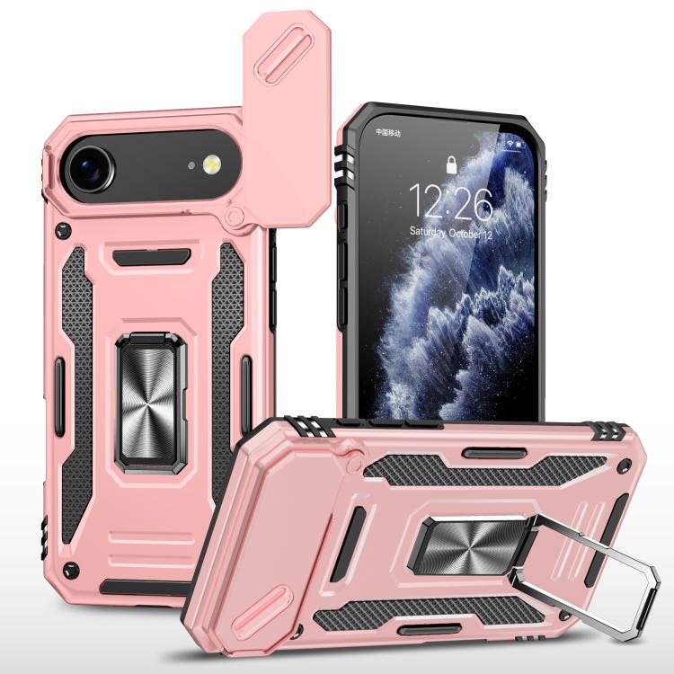 Capa de telemóvel com proteção para câmara em PC + TPU, para iPhone 17e / 16e, para iPhone 17 Pro Max, para iPhone 17 Pro, para iPhone 17, para iPhone Air, para iPhone 16 Pro Max