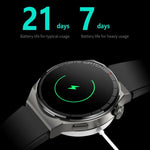 Relógio Inteligente KT62 com Ecrã Redondo TFT de 1,36 polegadas, Suporta Chamada Bluetooth / Monitorização de Oxigénio no Sangue, Correia em Silicone, Correia em Pele, Correia em Aço
