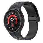 Pulseira de relógio em silicone camuflado com fecho magnético, para Samsung Galaxy Watch5 / 5 Pro / Watch 4 / 4 Classic