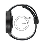Pulseira de relógio em silicone camuflado com fecho magnético, para Samsung Galaxy Watch5 / 5 Pro / Watch 4 / 4 Classic