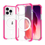 Capa de telemóvel acrílica Magsafe magnética e anti-impactos, para iPhone 16 Pro Max, para iPhone 16 Pro, para iPhone 16 Plus, para iPhone 16, para iPhone 15 Pro Max