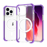 Capa de telemóvel acrílica Magsafe magnética e anti-impactos, para iPhone 16 Pro Max, para iPhone 16 Pro, para iPhone 16 Plus, para iPhone 16, para iPhone 15 Pro Max