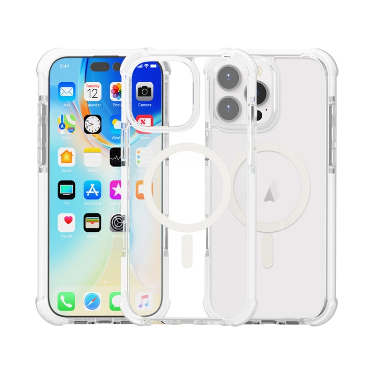 Capa de telemóvel acrílica Magsafe magnética e anti-impactos, para iPhone 16 Pro Max, para iPhone 16 Pro, para iPhone 16 Plus, para iPhone 16, para iPhone 15 Pro Max