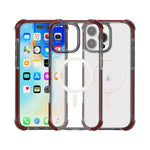 Capa de telemóvel acrílica Magsafe magnética e anti-impactos, para iPhone 16 Pro Max, para iPhone 16 Pro, para iPhone 16 Plus, para iPhone 16, para iPhone 15 Pro Max
