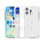 Capa de telemóvel acrílica Magsafe magnética e anti-impactos, para iPhone 16 Pro Max, para iPhone 16 Pro, para iPhone 16 Plus, para iPhone 16, para iPhone 15 Pro Max