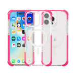 Capa de telemóvel acrílica Magsafe magnética e anti-impactos, para iPhone 16 Pro Max, para iPhone 16 Pro, para iPhone 16 Plus, para iPhone 16, para iPhone 15 Pro Max